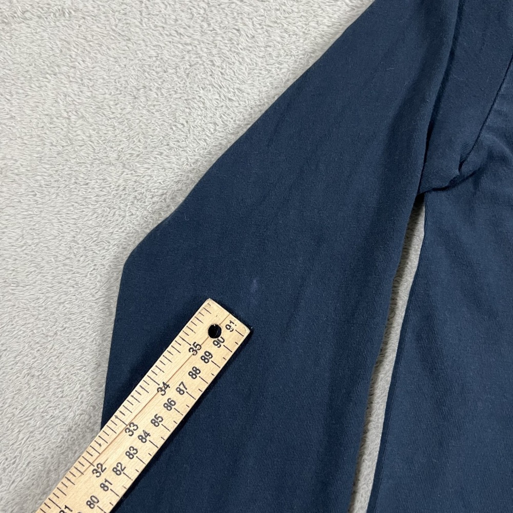 Topo Designs Shirt Mens Small Blue Long Sleeve Tee Colorado USA Casual - Picture 5 of 11